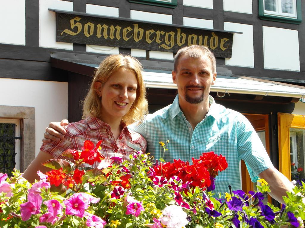 Wanderhotel Sonnebergbaude Waltersdorf  Zewnętrze zdjęcie